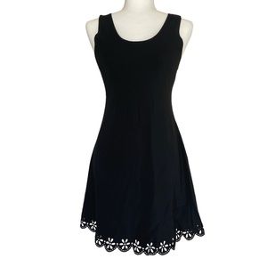 Joule Vintage Black Eyelet Dress